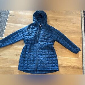 The North Face Women's Quilted Hooded Lightweight Puffer Jacket - Blue